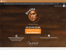 Tablet Screenshot of bonita-esthetique.com